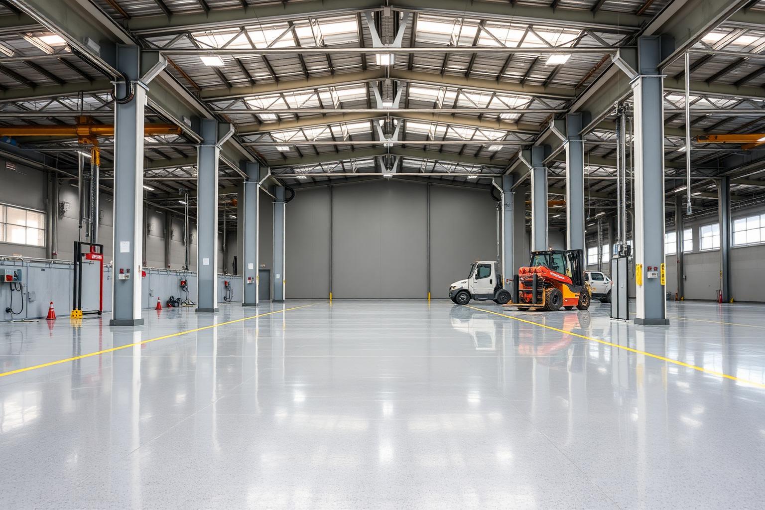 Commercial epoxy flooring San Diego warehouse